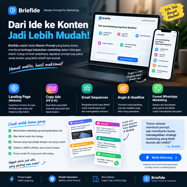 Briefide Paket Pro Bulanan