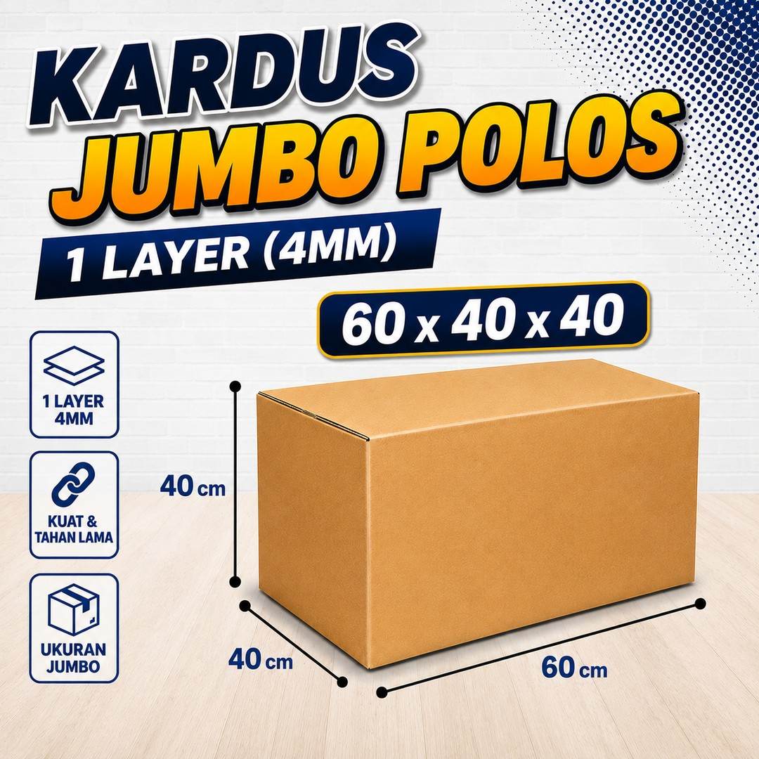 Kardus Besar Packing Pindahan 60x40x40 singel layer