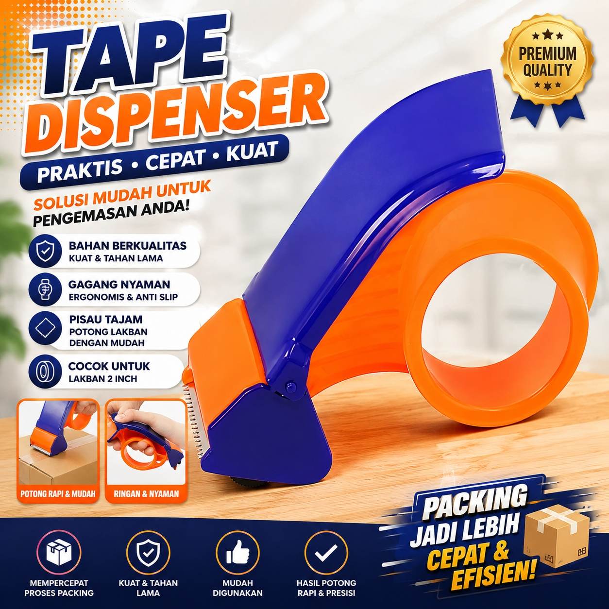Alat Dispenser Pemotong Lakban