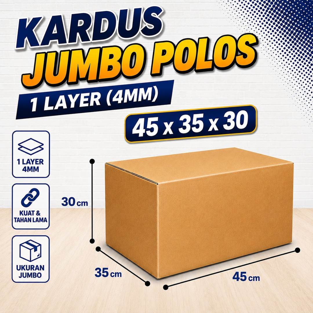 Kardus Besar Packing Pindahan 45x35x30 Single Layer