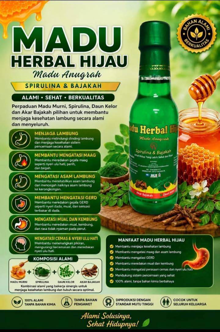 Madu Herbal Hijau (Spriluna & Bakakah)