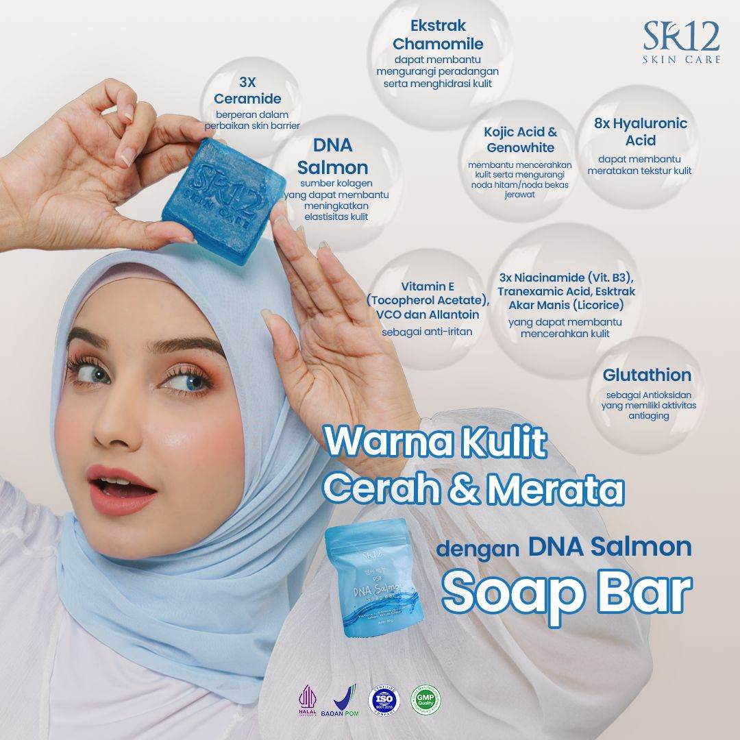 SR12 DNA Salmon Package Paket Perawatan Wajah Glowing Cerah dan Lembab