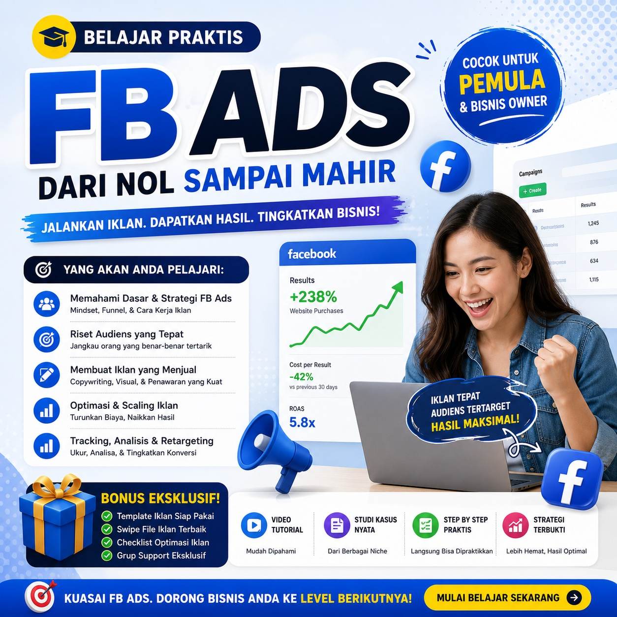 belajar fb ads dari 0 sampai mahir